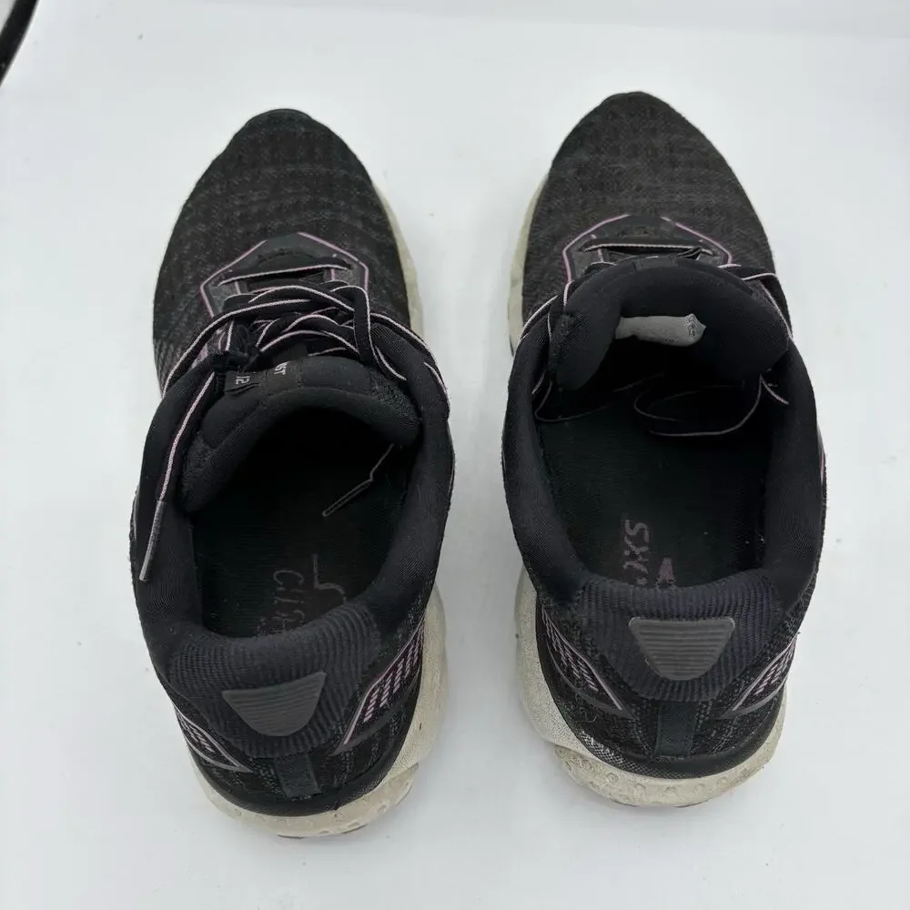 Brooks Sneakers‎ Womens Size 9.5 B Ghost 12 Running Walk Black Purple
